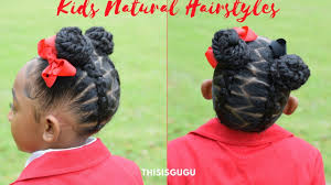 There's a slew of cool and interesting black braided hairstyles. Kids Natural Back To School Hairstyles The Plaited Up Do Fast Hairstyle For Little Black Girls Youtube