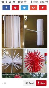 Plastic Straws Zip Tie To Make Stars For Outside Tree Zip Ties Hol How To Make