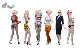 Birds Of Prey Harley Quinn Costume Kids Pin En Sims 4