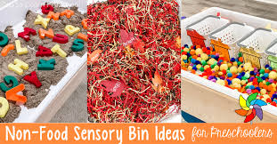 If you are looking for fun and creative fall sensory bins with your toddler or preschooler this fall? Huge List Of Non Food Sensory Bin Ideas For Preschoolers