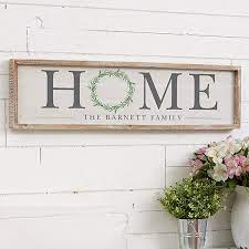 See more ideas about wreath sign, wreaths, crafts. Home Wreath Personalized Whitewashed Wood Wall Art 30x8 Barn Wood Frames Personalized Wall Art Diy Wall Painting