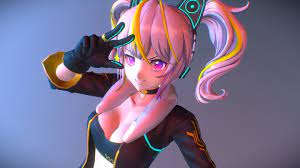 Please access and play from your smartphone or pc! Anime Characters A 3d Model Collection By Fleshmobproductions Fleshmobproductions Sketchfab