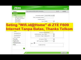 User selain username dan password zte f609 diatas kalian juga bisa pakai username dan password zte f609 di bawah setelah mengetahui default password wifi zte f609 milik sendiri sebaiknya langsung dirubah untuk menjaga keamanan jika tidak bisa berbahaya. Cara Seting Wifi Id Home Di Modem Zte F609 Youtube