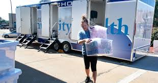 Health center debuts mobile shower unit for homeless and underserved