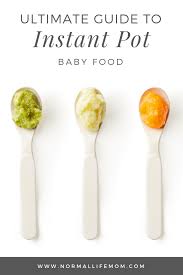The recipe is simple and easy to follow. Homemade Baby Food In The Instant Pot