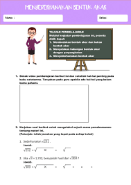 Maybe you would like to learn more about one of these? Bentuk Akar Exercise