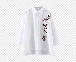 Use your printed templates to figure out exactly where on the fabric you want your embroidery to go. Blouse Embroidery Shirt Sleeve Collar Floral Shirt White Clothes Hanger Png Pngegg
