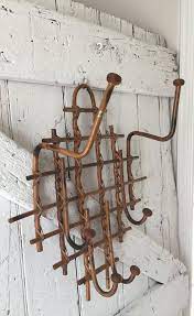 Bamboo Hat Rack Cap Hanger Vintage Rattan Wall Hanger With Hooks Wall Hanger Rattan Wall Vintage Rattan