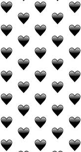 Android Dark And Hearts Image Emoji Wallpaper Iphone Emoji Wallpaper Heart Wallpaper