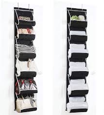 The search for your perfect over the door organiser that is functional and looks good is over! Amazon Com Over The Door Purse Organizer Storage 2pack Handbag Organizer With 6 Easy Access Deep Pockets Durable Metal Hooks Handbag Organizer With Clear Pockets Ideal For Scarf Umbrella Accessories Etc