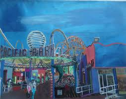 I'm a sea child and not being in constant touch or living nearby the ocean is something i can't imagine, yet it has happened. Santa Monica Pier Painting By Stuart Hennessey Saatchi Art