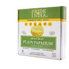 Cheap to make from baked lentils and full of flavour and gluten. Buy Pride Of India Mung Bean Plain Papadum Lentil Crisp 10 Count 3 53oz 100gm Plant Based Protein Snack Gluten Free Vegan Crackers Healthy Bean Chips Traditional Handmade Indian Low Carb