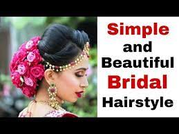 Simple And Beautiful Bridal Hairstyle Easy Hairstyle Trick Party Hairstyle Juda Hairstyle Youtube Easy Hairstyles Party Hairstyles Hairstyles Juda