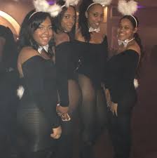 I wore my bunny costume to one of the craziest monday night parties in chicago for halloween. Diy Playboy Bunny Costume