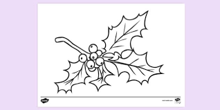 Holly christmas coloring pages is one way to experience the festive atmosphere of the holiday with the whole family. Christmas Holly Colouring Page Colouring Sheets