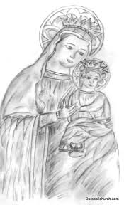 Create your own unique greeting on a baby pic card from zazzle. Pencil Sketch Of Mother Mary And Baby Jesus By Tianna Melanie Dsouza
