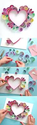 1001 Tutoriels Et Idees D Activite Manuelle Primaire Interessante Coeur En Papier Creations Pour Fete Des Meres Bricolage Facile