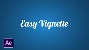 A simple example is however, it is easy to do, as the following little toy example shows. Easy Vignette In After Effects Cc Youtube