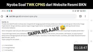 Check spelling or type a new query. Latihan Soal Skd Twk Cpns Gratis Dari Bkn Part 1 Youtube