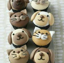 Cupcakes De Perros Y Gatos Cupcakes De Perritos Pastel De Gato Tortas De Animales