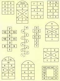 Each player chooses a rock for their marker. Hopscotch Designs 1 Hopscotch Playground Games Hopscotch Ideas