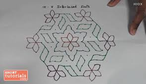 #pongal_special_kolam | 966 people have watched this. Leaf And Flower Kolam With 15 Interlaced Dots