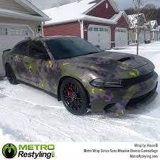 Black And Yellow Camo Car Wrap Meadow Camouflage Vinyl Wrap Metro Diverse Metro Restyling Camouflage Camo Car Vinyl Wrap