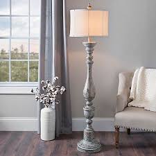 Distressed Eloise Floor Lamp Kirklands Floor Lamps Living Room Lamps Living Room Diy Floor Lamp