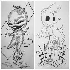 Get these limited edition nightmare before christmas stretch painting tees and prints early. Jamie S Art Soul Studio Of Tattoo Here S Some Nightmare Before Christmas Tattoo Designs Dustin Created Dustin Is Offering A Special Rate For These Contact Him At The Fairmont Shop This
