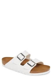 Gift cards are easy, convenient options that take the guesswork out of gift giving and allow the recipients to purchase the item or receive the service they desire. Birkenstock Arizona Slide Sandal In White Modesens Comfortable Mens Shoes Birkenstock Slide Sandals