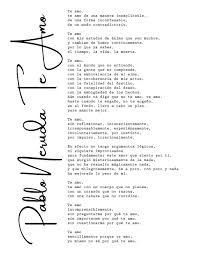 Tu dices yo te amo? Poemas De Amor Te Amo De Pablo Neruda Adoro Leer