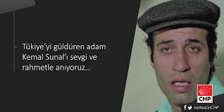CHP 🇹🇷 auf X: „Türkiye'yi güldüren adam #KemalSunal'ı rahmetle  anıyoruz... http://t.co/ztv3re8uoQ“