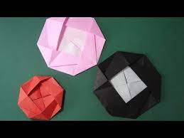 Daily Origami 117 Camellia Youtube Origami Flowers Origami Videos Origami
