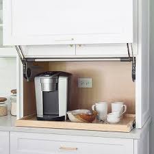 Whether it is as simple as stuffing all of your essentials into an existing cabinet or. Hidden Coffee Station Design Ideas