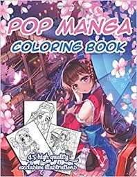 In coloringcrew.com find hundreds of coloring pages of anime and online coloring pages for free. Pop Manga Coloring Book Jumbo Manga Anime Coloring Book For Teens Kids Adults Amazon De Shinzuke Nakamura Fremdsprachige Bucher
