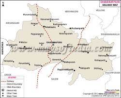 Dharmapuri Tamil Nadu Map Dharmapuri Railway Map
