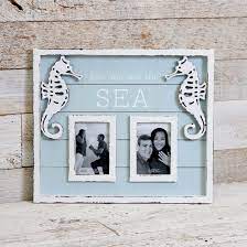 You Me And The Sea Wall Photo Frame