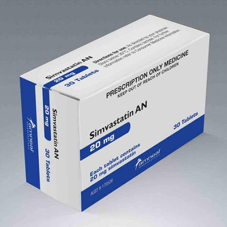 Simvastatin - 20 Mg Tablets, Medicine Grade For High Cholesterol Management, Room Temperature Storage, Anti-viral Function, Designed For All Users at 30.00 INR at Best Price in Tilhar | Baba Medical Store