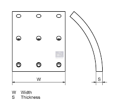 dt 1 35000 drum brake lining kit axle kit suitable for ror