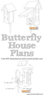 Simple Butterfly House Plans Pdf Download Construct101 Butterfly House Butterfly Houses Simple Butterfly