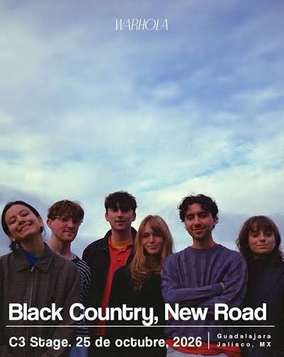 Black Country, New Road ( @blackcountrynewroad ) llegan a Guadalajara con su inigualable sonido que fusiona el post-rock con el folk y el jazz ! 🗓 25 de octubre ✶ 7:00 PM