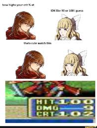 Idk Like 90 Or 100 I Guess Ifunny Fire Emblem Radiant Dawn Fire Emblem Fire Emblem Fates
