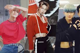What Idols Wear What A Great Subject To Talk And Scroll About If There S Something K Pop Idols Know How To Do It S D Mens Crop Top Next Trends Crop Tops