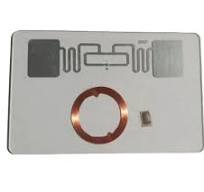 Dual Frequency Combo RFID Card UHF and 13.56MHz NFC and Lf 125kHz Two Chips  Combined Smart Card