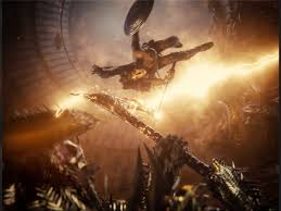 With the next justice league trailer dropping tomorrow, zack snyder has shared another sneak peek at his version of the dc comics movie. Wonder Woman Battles Steppenwolf In New Justice League Snyder Cut Image