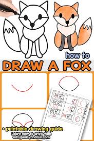 Or you can say, this is even easier than. How To Draw A Fox Step By Step Fox Drawing Tutorial Easy Peasy And Fun