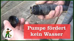 Pumpe Zieht Kein Wasser Youtube