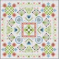 Biscornu Chart Cross Stich Cross Stitch Patterns Cross