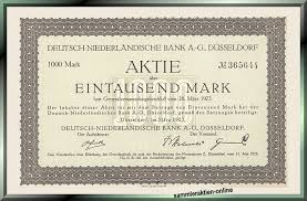 Die deutsche bank ist einer der schlimmsten banken, die ich kenne! Deutsch Niederlandische Bank Ag Unentwertet Und Mit Coupons