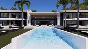Spectacular Modern Villa Design With Over 11000 Sq Ft Of Interior Space Don T Miss This High Resolution Virtual Video Sacadas De Casas Casas Miami Casas Luxuosas